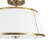 Modern 3-Light Semi-Flush Mount Ceiling Light with White Linen Drum Shade