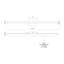 Saphir 1 - Light LED Bath Bar-835642122