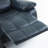 Charlotte Midnight Blue Leather Gel Glider Recliner
