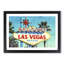 The Welcome to Las Vegas Sign - Picture Frame Painting Print-56734164-56734173