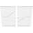 24"OD x 2"ID x 8 1/4"C x 1"P Embry Architectural Grade PVC Contemporary Ceiling Medallion, Two Piece-36076120