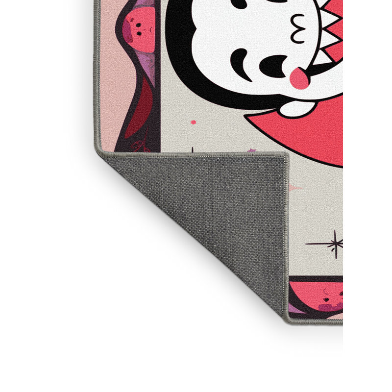 Tapis de vacances d'Halloween The Holiday Aisle®, Rectangulaire 3 pi x 5 pi