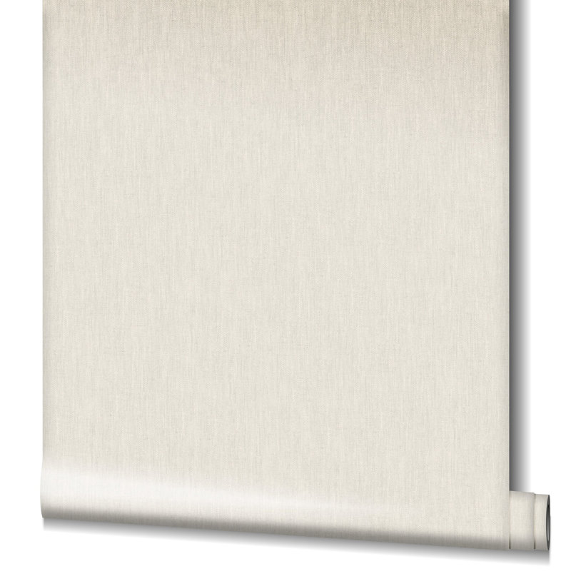 Earth Collection Textured Linen Effect Wallpaper Roll, Tan