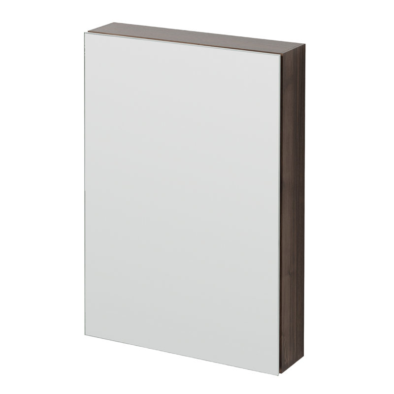 17'' W Mirrored Medicine Cabinet, Oyster White