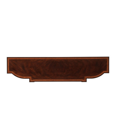 Buffet en bois d'acajou à 10 tiroirs 89,5 po English
