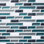 Carreau de mosaïque Peel & collez en PVC 9,25 po x 9,81 po