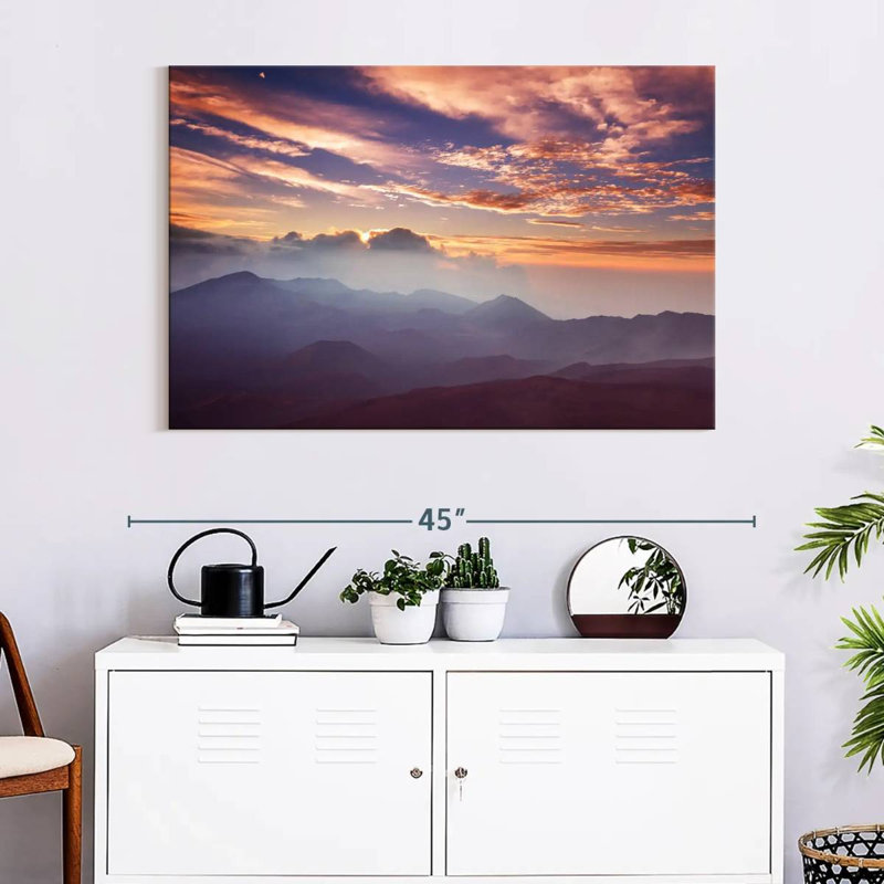 Alvord Haleakala Misty Sunrise, H 26 po x l 39 po