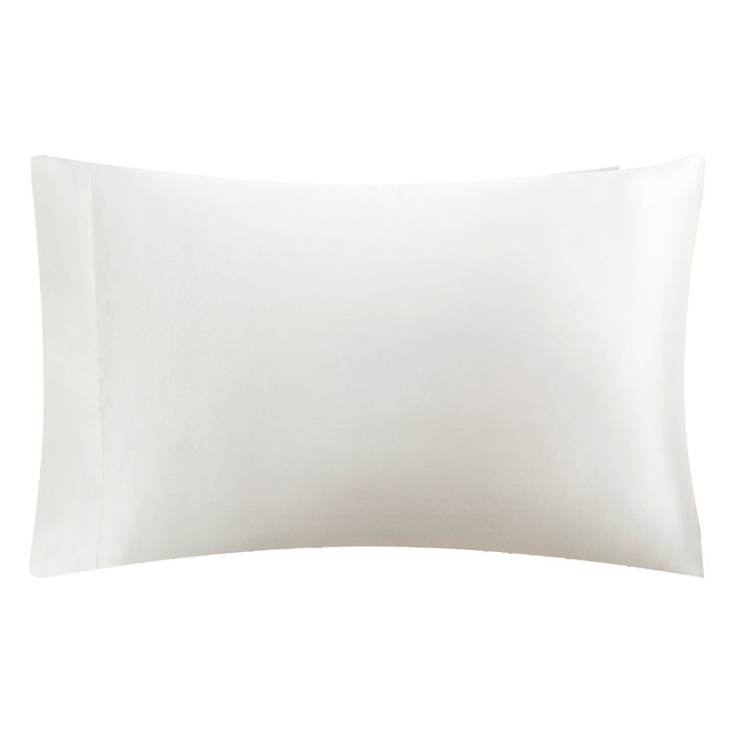 Juicy Couture Premium Silky Satin Sheet Sets, Queen Sheet Set with 2 Pillowcases, Cream