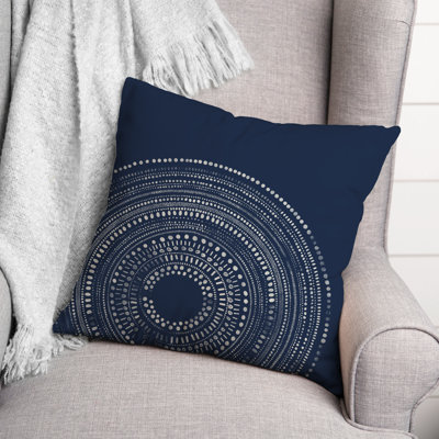 Circle Dot Outdoor Square Pillow Cover & Insert