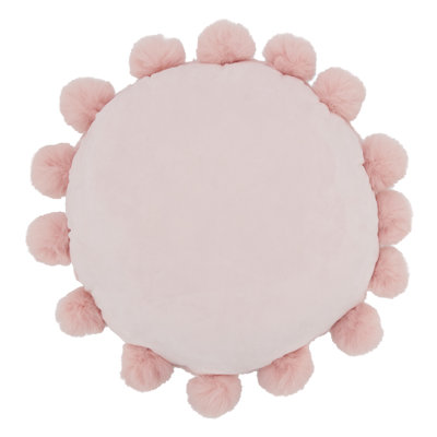 Coussin en polyester Faux Rabbit Fur Collection
