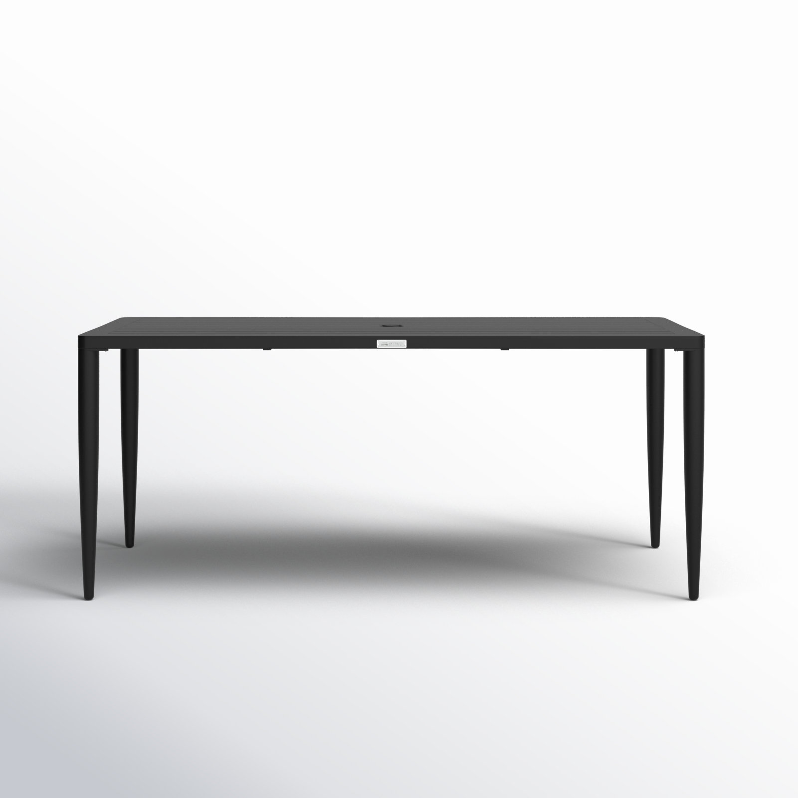 Florentine Rectangular Outdoor Patio Dining Table In Aluminum Allmodern 2936