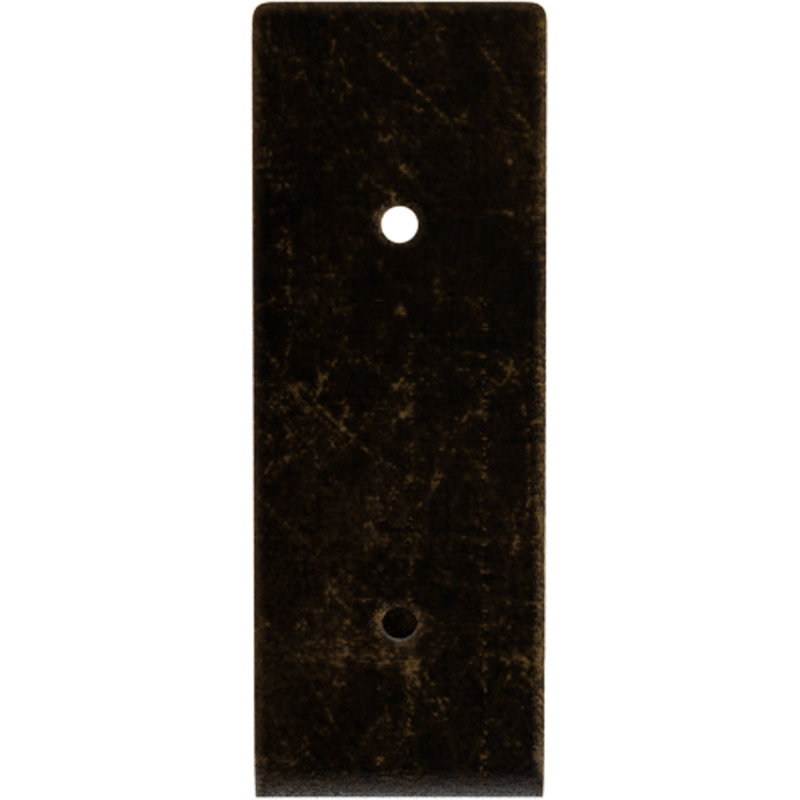 Support de tablette en acier, H 5 po x l 2 po x P 6 po, Antiqued Brass
