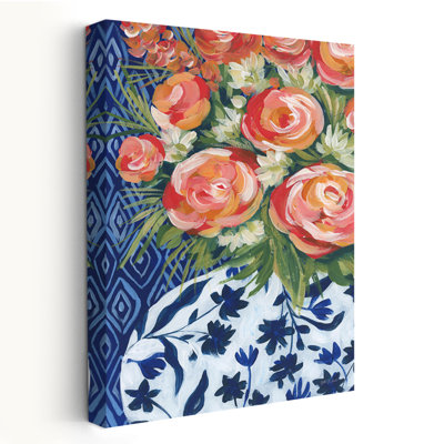 Contemporary And Preppy Mediterranean Blooms I