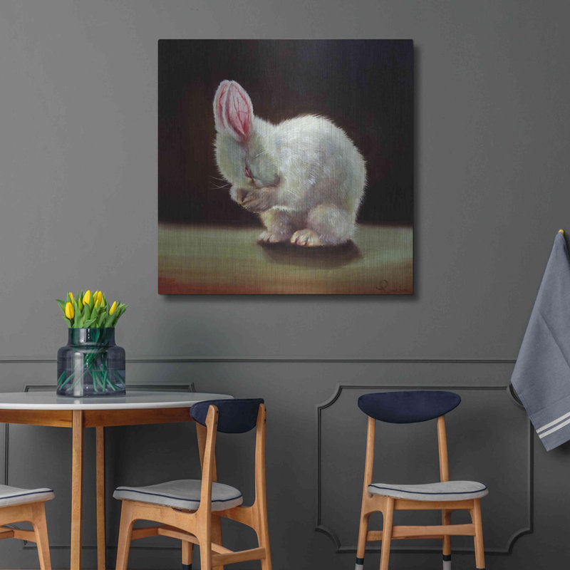 " More Carrot Please " by Lucia Heffernan, 36" H x 36" W
