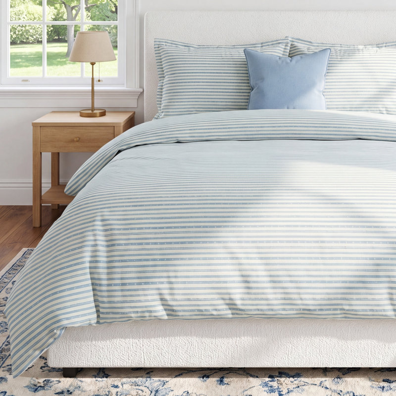 Adira Cotton Striped Duvet Cover