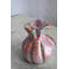 Sculpture Nifao sac d'argent vase en céramique éclaboussures néon Andres Mendez 4 po x 5 po x H 6 po