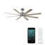 Renegade 8 - Blade Outdoor Integrated LED Smart Standard Ceiling Fan with Remote Control and Light Kit Included-48482672-48482673-48482675