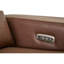  Causeuse inclinable en cuir avec appui-tête Acadia