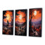 «Western Cowboy Rugged», 3 pièces sur toile-2106871926-2106871927