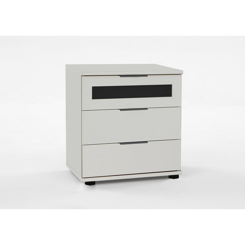 Pero 52cm W Manufactured Wood Bedside Table