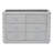 Baxton Studio Cadmus Modern Light Grey Channel-Tufted Fabric 4-Drawer Dresser