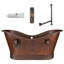 Premier Copper Products BSP5_BTDR67DBOF Bathtub And Drain Package