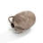 Atoka Marble Brown Ceramic 11.8-Inch Tall Jug Vase with Handles