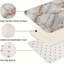 Ensemble de 3 tapis de cuisine Marble