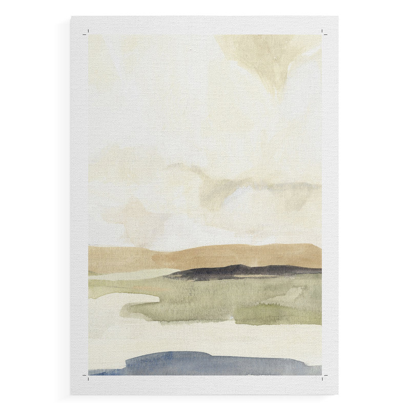 Mouvement en ardoise II - Impression sur toile seulement - NON-CADRE, H 18 po x l 12 po