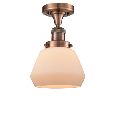 Chill Glass Semi Flush Mount