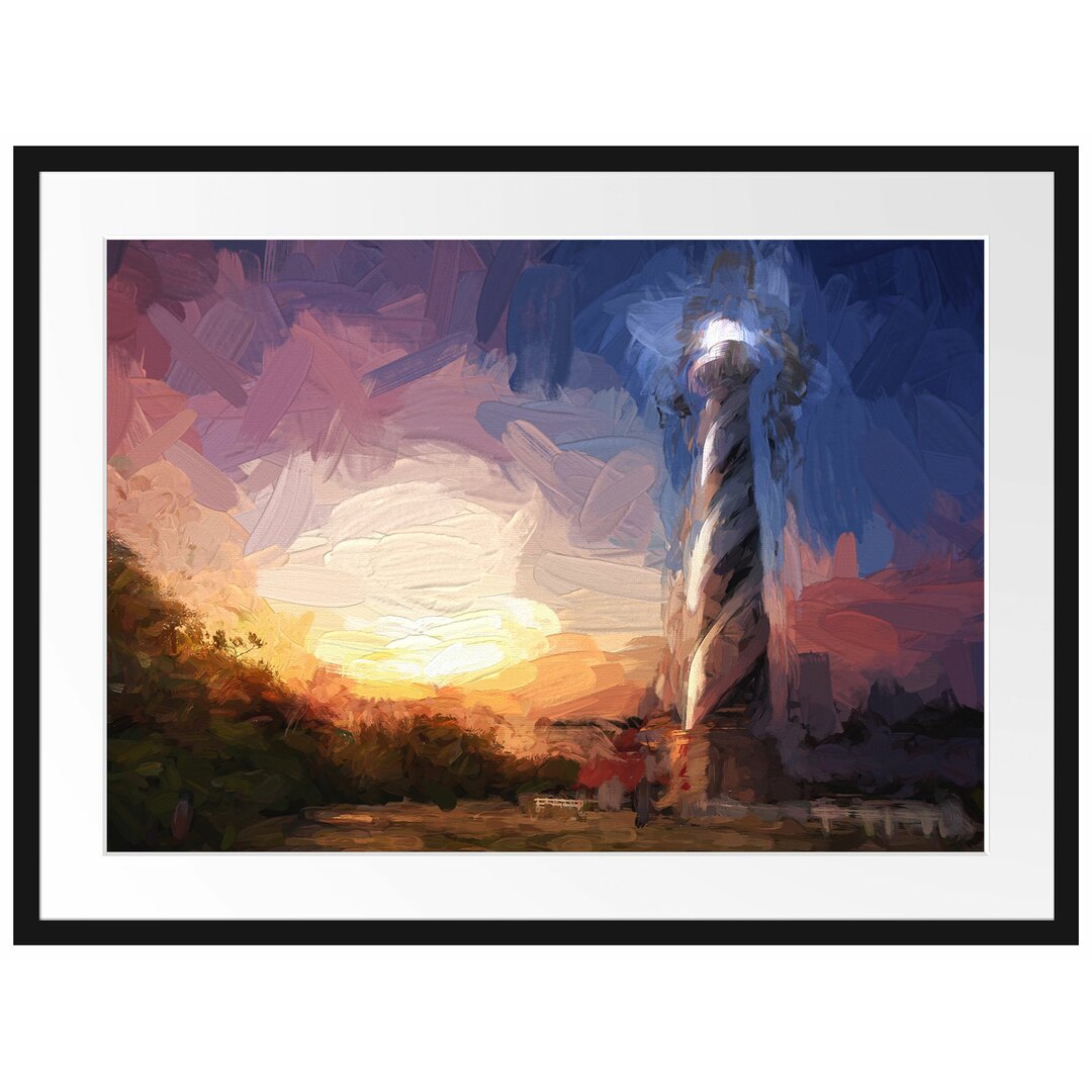 Gerahmtes Poster Cape hatteras Leuchtturm