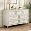 Armoire d'appoint en bois manufacturé blanc massif-1574107403