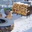 48'' W Metal Log Rack