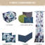 Ensemble d'édredon floral bleu et mauve 9 pièces Eyla-2077806164