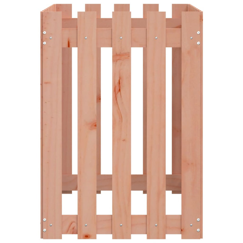 Boîte à fleurs d'extérieur vidaXL, Brun-rouge, H 27,6 po x l 39,4 po x P 19,7 po