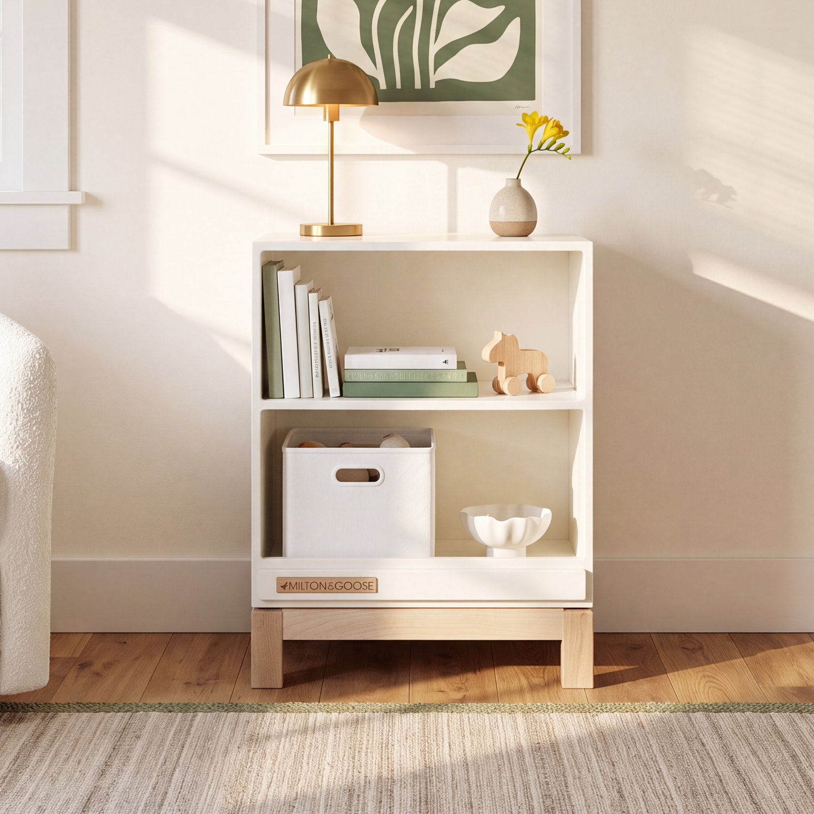Essential Wooden Play Kitchen Countertop, White