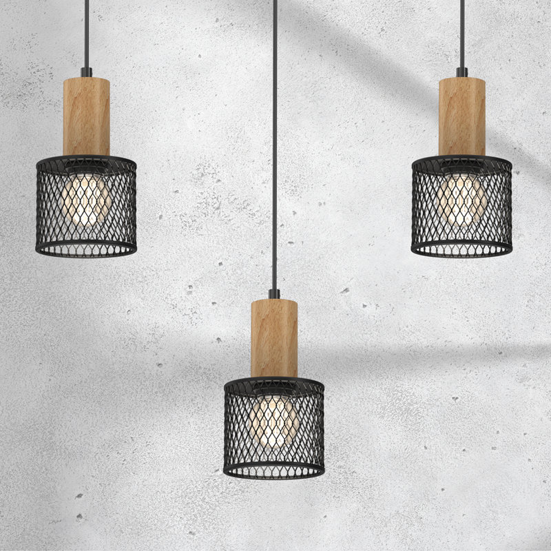 Sobresa 3 - Light Matte Black Kitchen Island Pendant