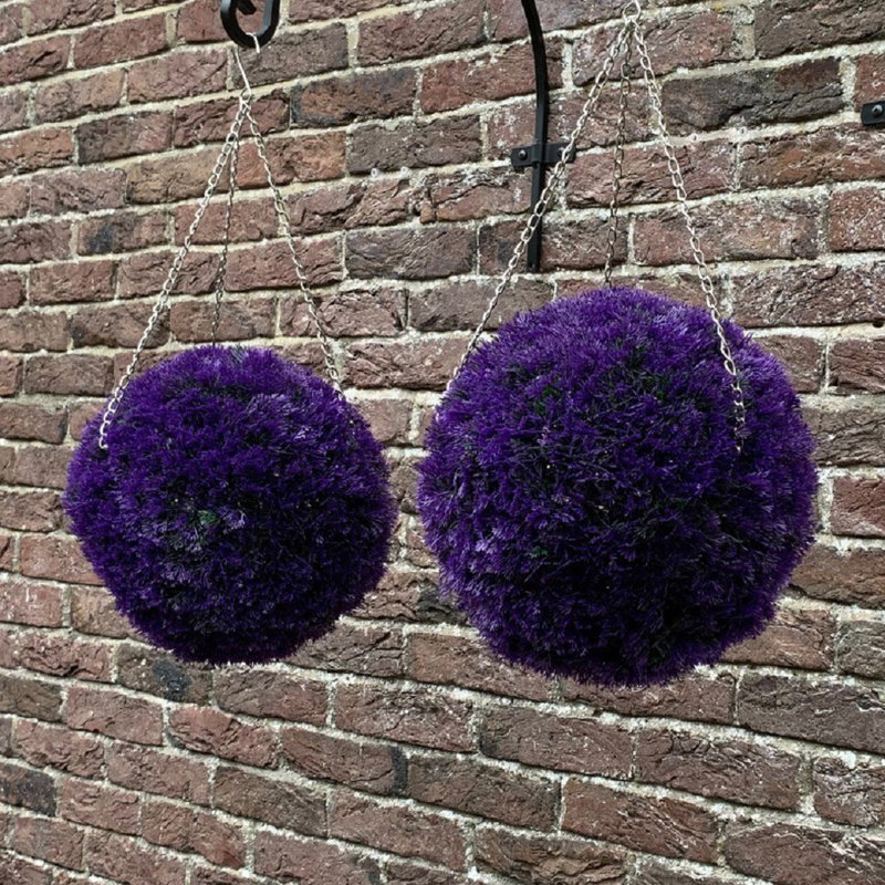 26cm Faux Flowering Topiary