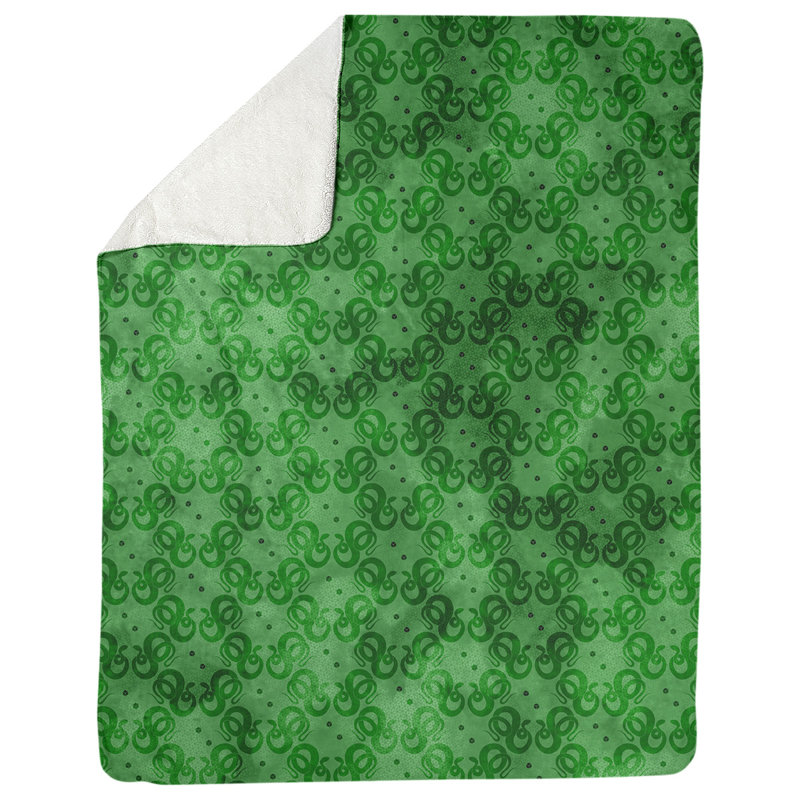 Couverture polaire Katelyn Elizabeth, l 52,5 po x L 62,5 po, Vert