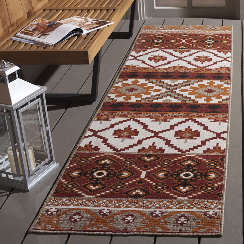 Northpoint Veranda Southwestern Indoor/Outdoor Area Rug, Runner 2'3" x 8'