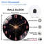 Horloge murale en verre Neon