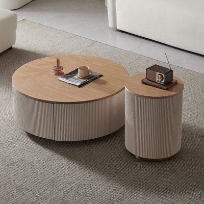 New style creative simple round tea table