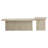 Render Nesting Faux Travertine Coffee Tables Set Of 2 In Travertine