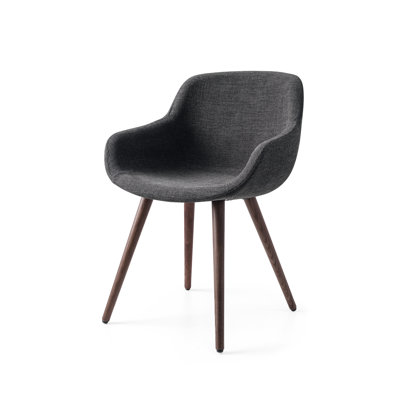 Igloo Upholstered Tub Chair with Wooden Legs -  Calligaris, CS1810000012SQ100000030