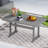 Patio Dining Table Hdpe All-weather-392552604