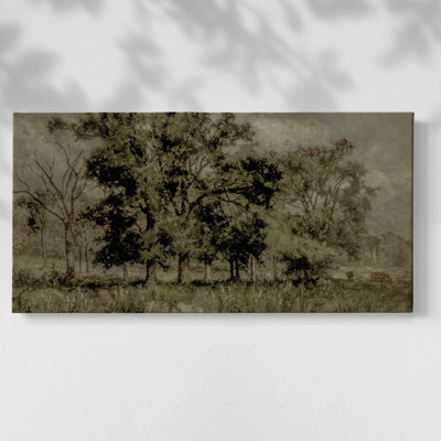 Série paysage - DCCCLxxvii - Toile tendue avec châssis encadré - Prêt à être accroché