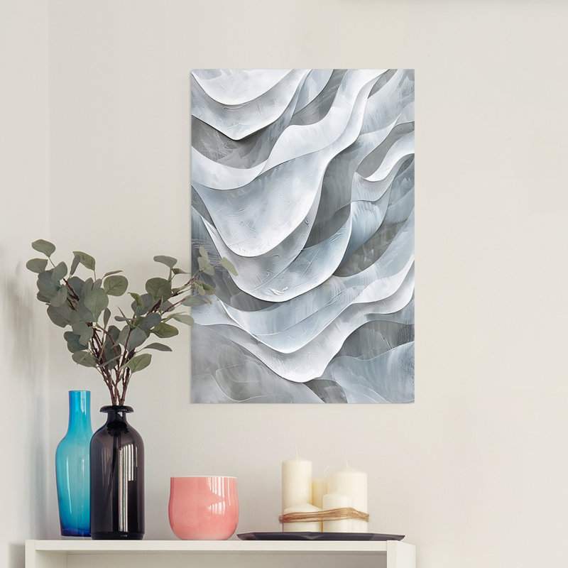 ABSTRACT Series CDLIV -Canvas Print Only - NOT FRAMED, 27" H x 18" W