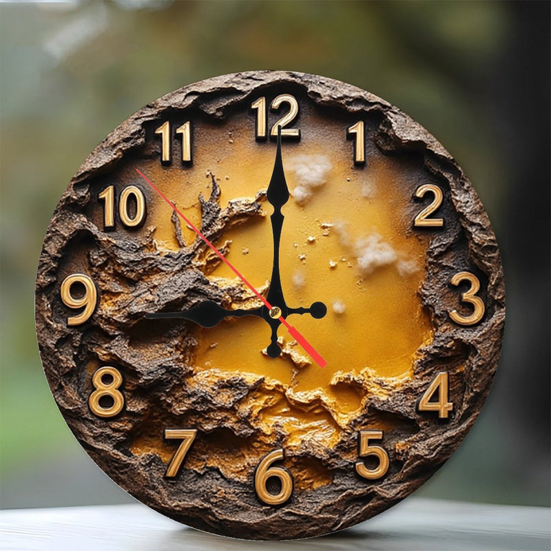 Horloge murale en résine