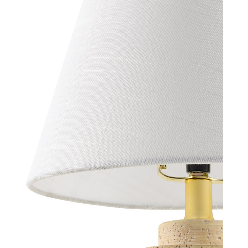 Ensemble de lampes de table Nasim Vasto, Crème, crème