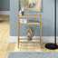 Adamson 55.9cm Glass Top Console Table-60649384